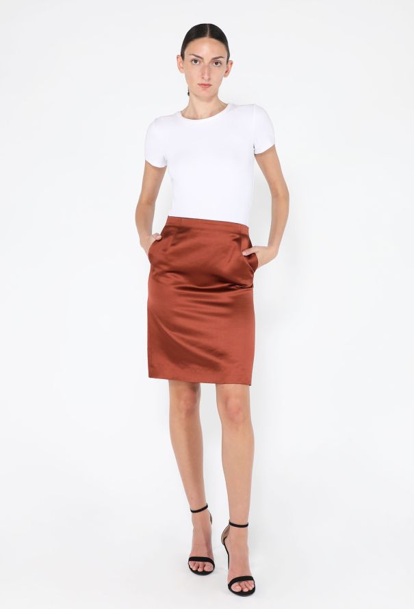 Loro Piana Silvia Silk & Cashmere Duchesse Skirt, 2024 - 1
