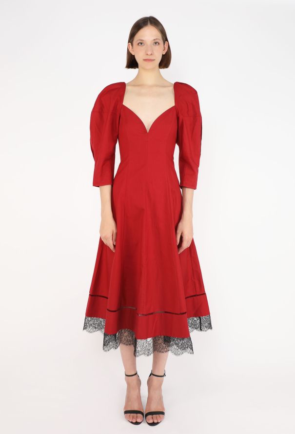 khaite lace dress Khaite Eyona Chantilly lace minidress Khaite
