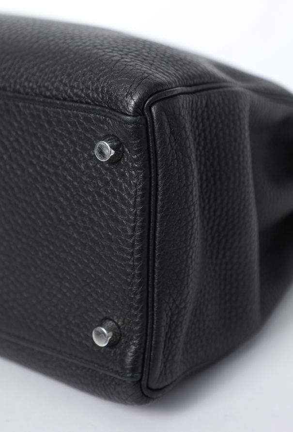 Hermès Black Togo Kelly Retourné 35 - 12
