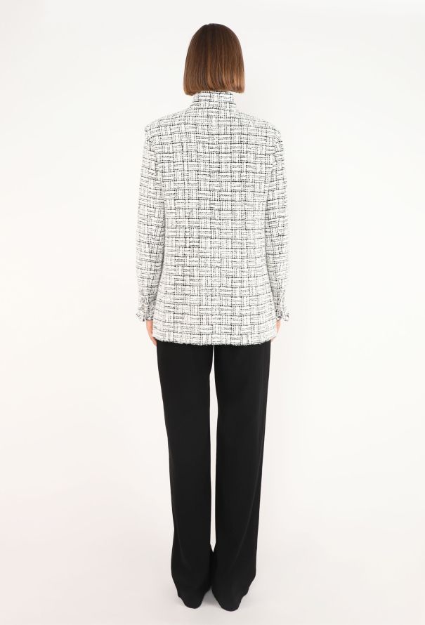 Chanel Sequin Tweed 'CC' Jacket, 2023 - 7