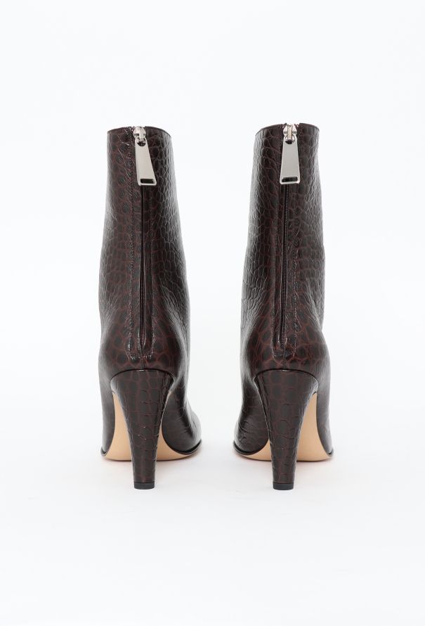 Bottega Veneta 2021 Bloc Embossed Ankle Boots - 4