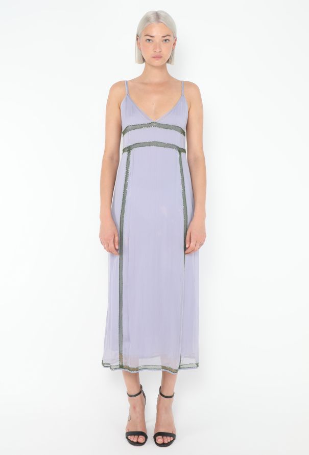 Prada COLLECTOR F/W 1996 Beaded Slip Dress - 1 Prada COLLECTOR F/W 1996 Beaded Slip Dress - 1
