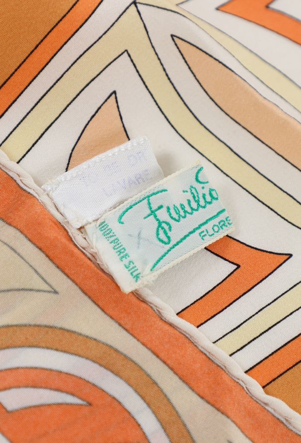 Emilio Pucci '70s Abstract Printed Silk Scarf - 5