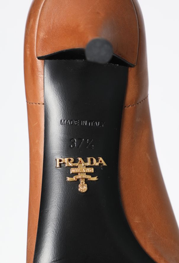 Prada Antique Bow Leather Pumps, F/W 2025 - 7