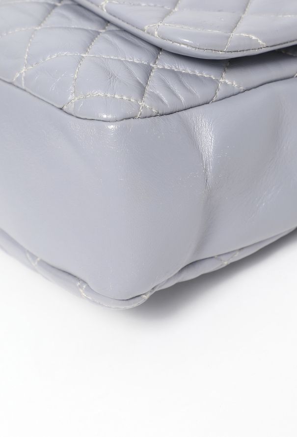 Chanel Maxi Grey Classic Quilted Flap Bag - 8 Chanel Maxi Grey Classic Quilted Flap Bag - 8