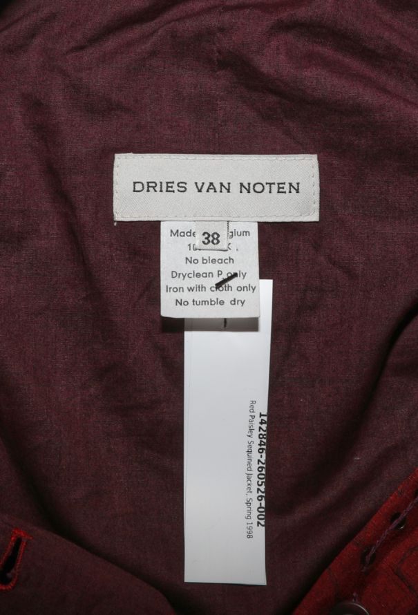 Dries Van Noten Paisley Sequin Jacket, S/S 1998 - 6