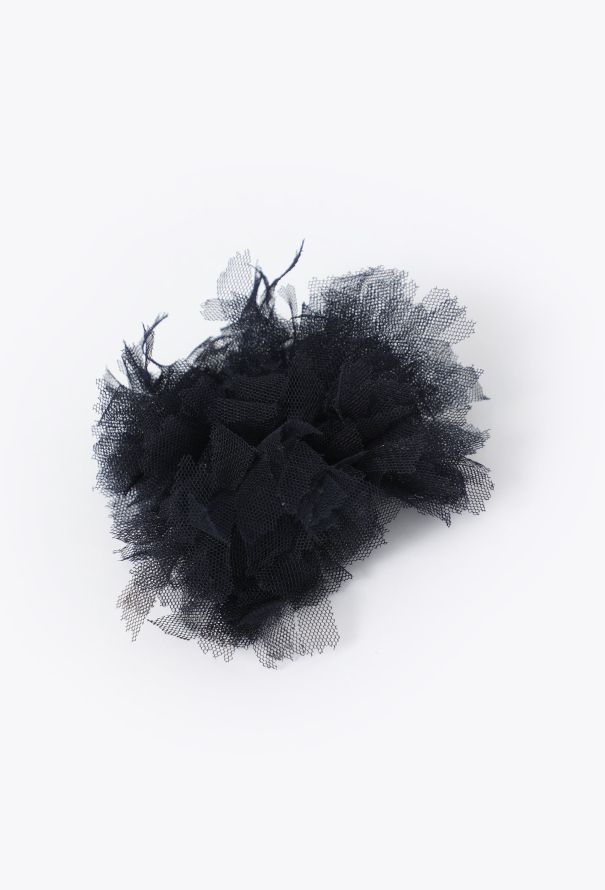 Chanel Frayed Tulle Camélia Brooch - 1
