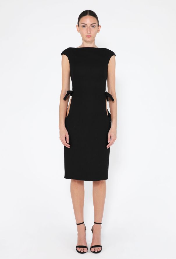 Miu Miu Natté Wool Cut-Out Dress, F/W 2024 - 4