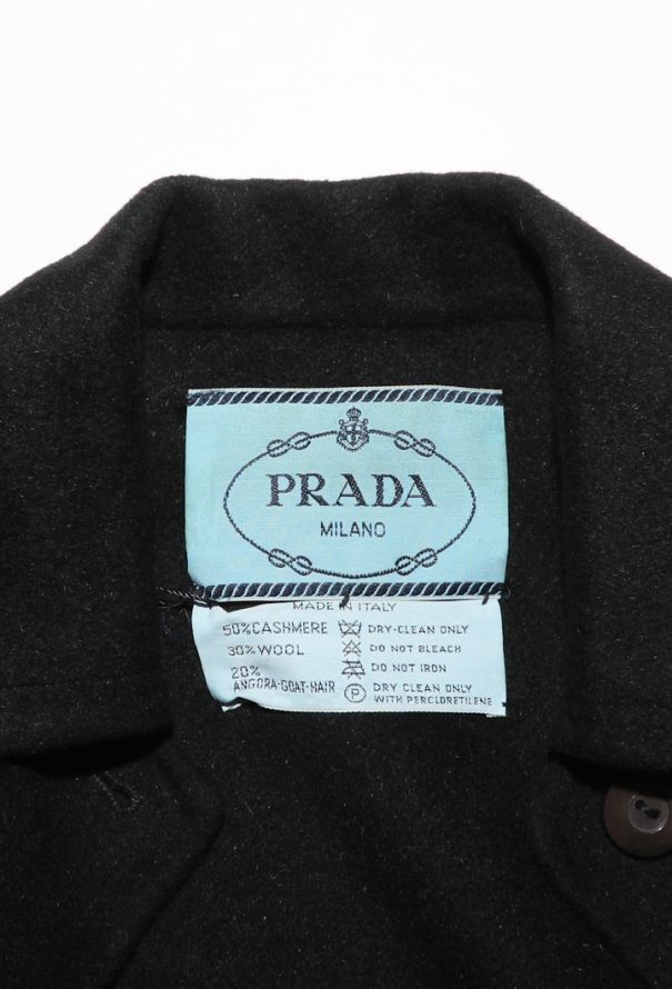 Prada Double-Face Cashmere Jacket, 1980s - 5
