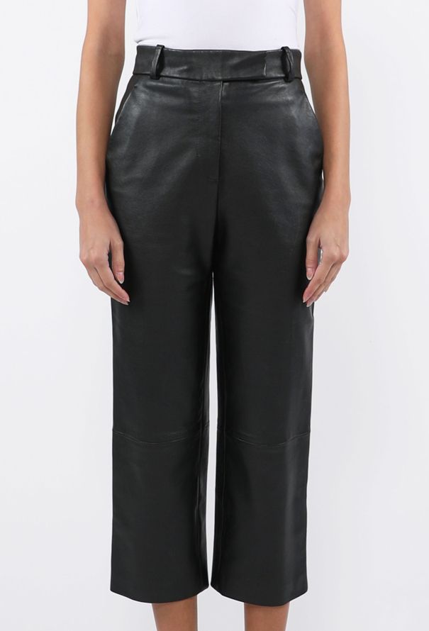 Khaite Emile Lambskin Leather Pants, F/W 2023 - 5