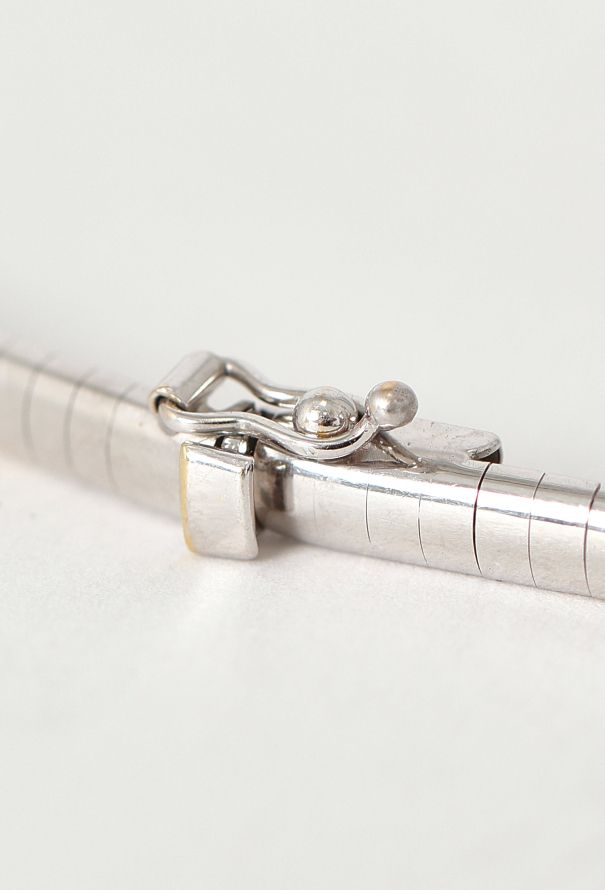Vintage Fine Jewelry Vintage 18K White Gold & Diamond Omega-Style Choker - 5 Vintage Fine Jewelry Vintage 18K White Gold & Diamond Omega-Style Choker - 5