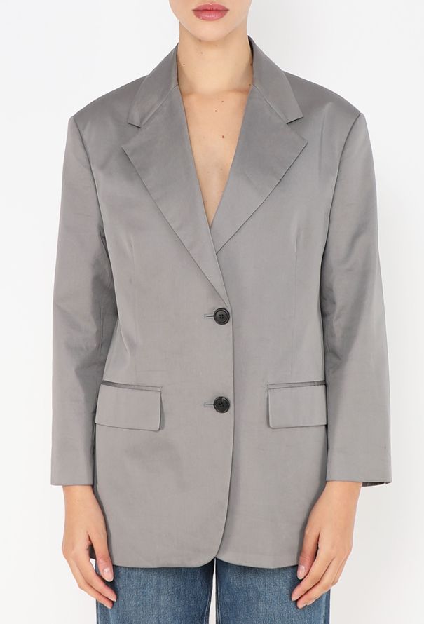 Prada S/S 2023 Oversized Notched Blazer - 3