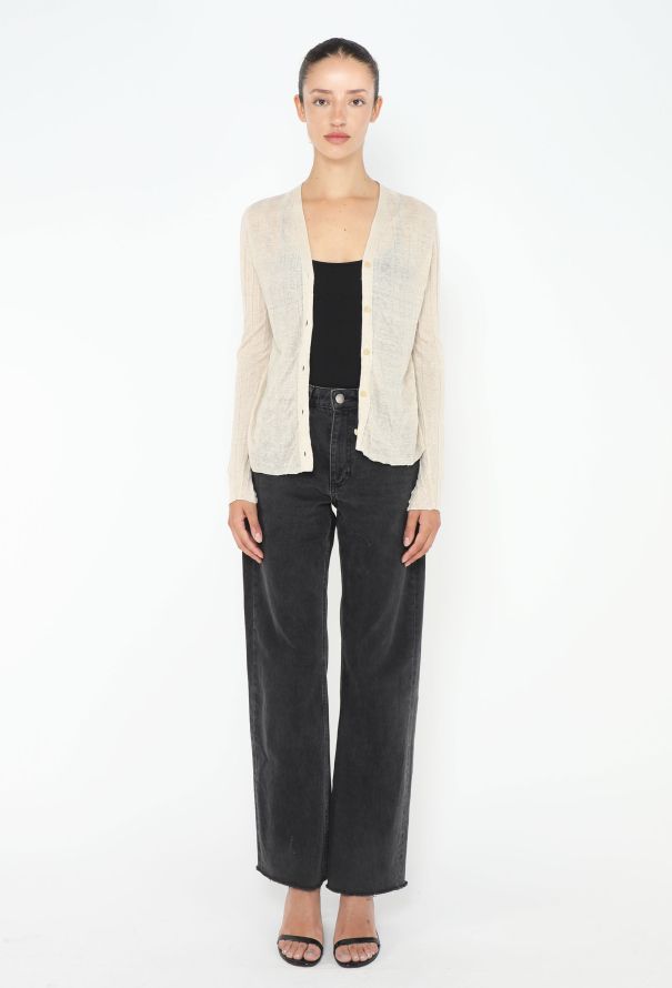 The Row 2023 Dwin Linen Cardigan - 3 The Row 2023 Dwin Linen Cardigan - 3