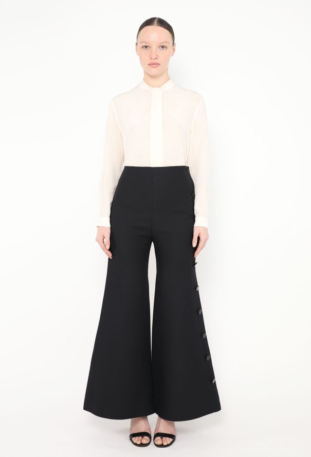 Céline S/S 2015 Flared Button Trousers - 1