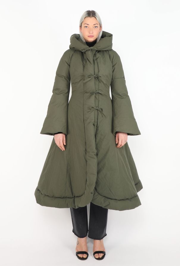 Loewe 2020 Flared Puffer Coat - 3