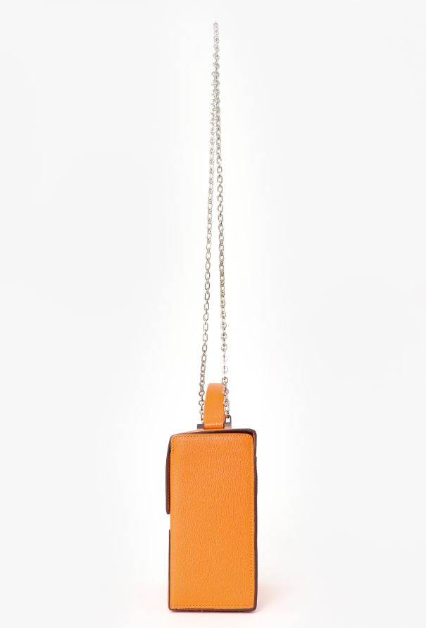 Hermès Abricot Chèvre Mysore Cinhetic Bag - 5