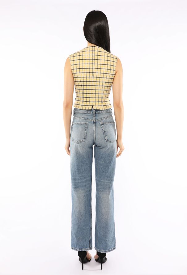 Hermès Tattersall Riding Vest, 1960s - 4