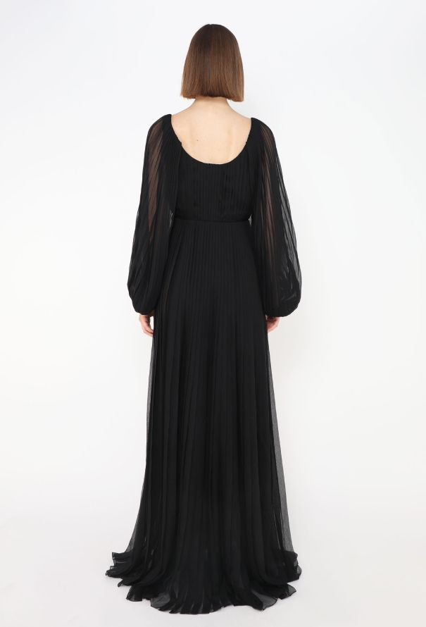 Dior S/S 2024 Pleated Chiffon Gown - 4