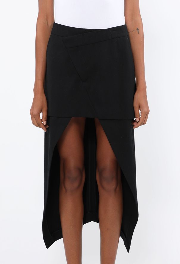 Alexander McQueen Wool Asymmetrical Skirt, 2022 - 3