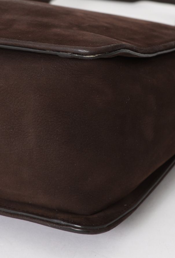 The Row Brown Suede Jules Shoulder Bag - 9