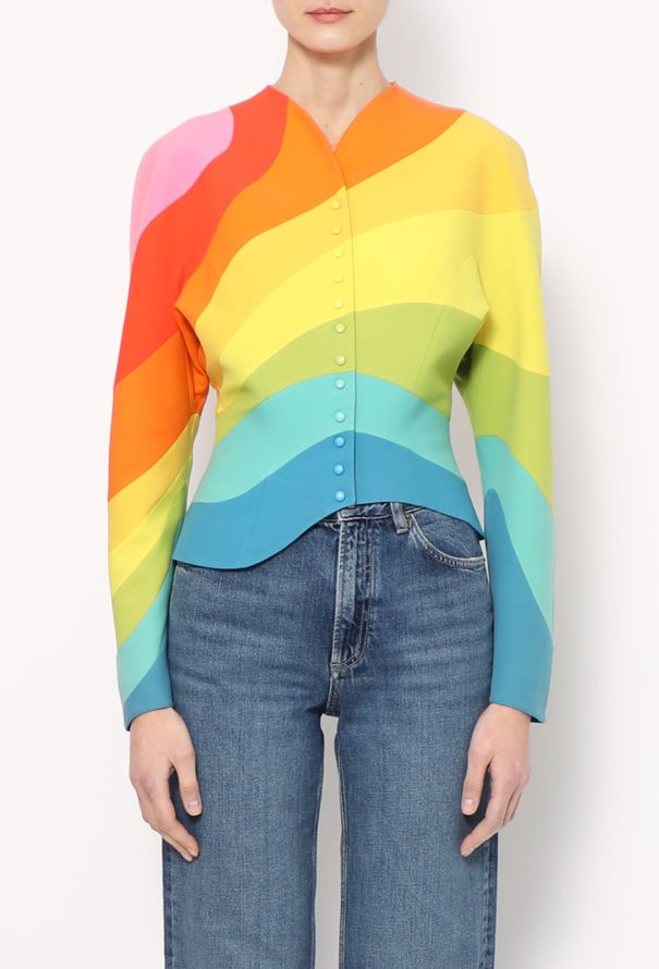 Thierry Mugler ULTRA COLLECTOR S/S 1990 Rainbow Jacket - 1