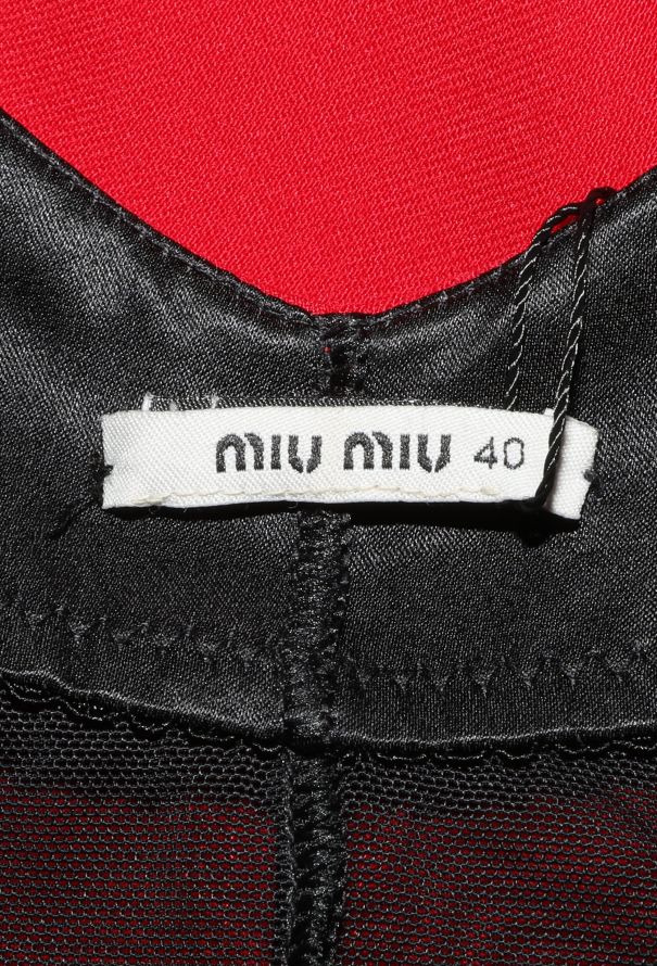 Miu Miu Fluted Crêpe Dress - 5