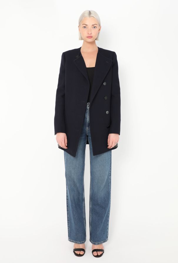 Céline F/W 2010 Leather Pocket Coat - 4 Céline F/W 2010 Leather Pocket Coat - 4