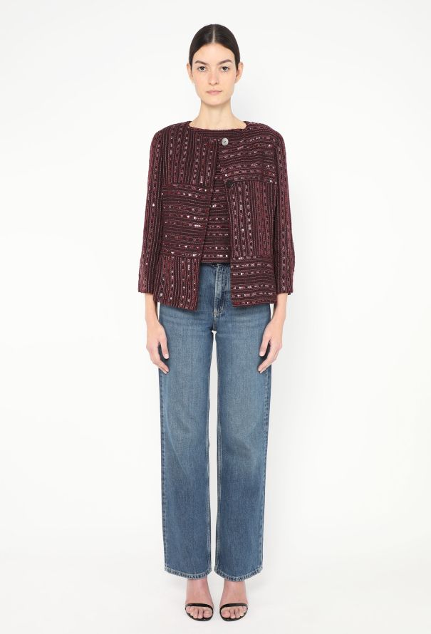 Chanel 2000 Sequin Tweed Jacket & Top - 4 Chanel 2000 Sequin Tweed Jacket & Top - 4