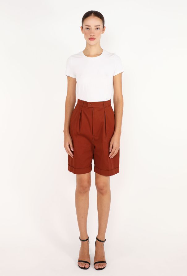 Saint Laurent Pleated Bermuda Shorts, S/S 1982 - 3