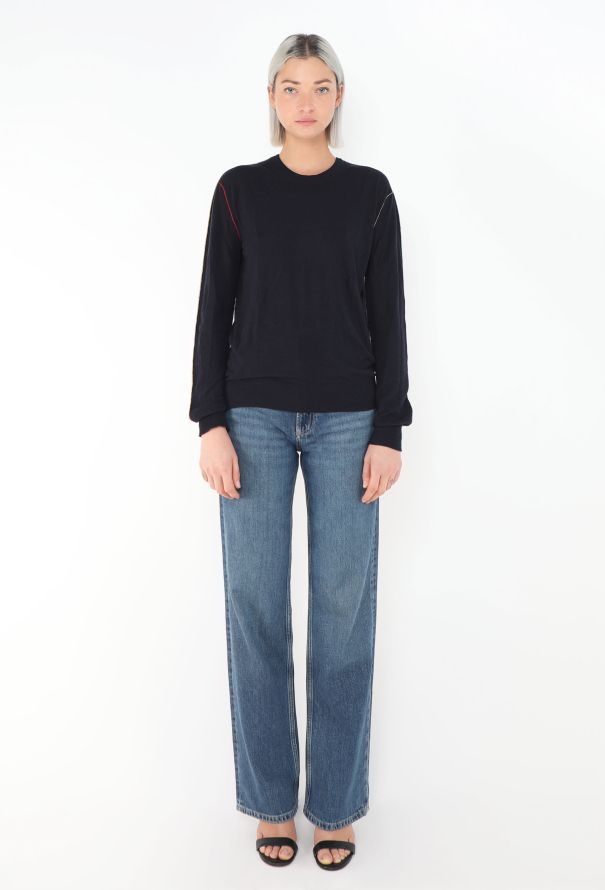 Céline Deconstructed Seam Triomphe Sweater - 2