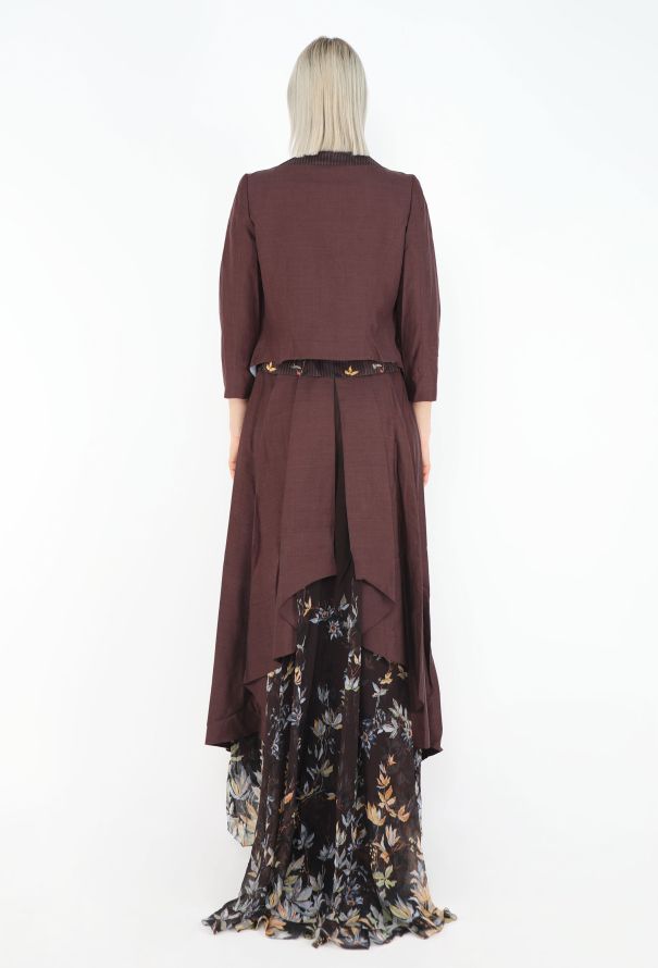 Chloé Spring 1998 Pinstripe Floral 4-Piece Ensemble - 12