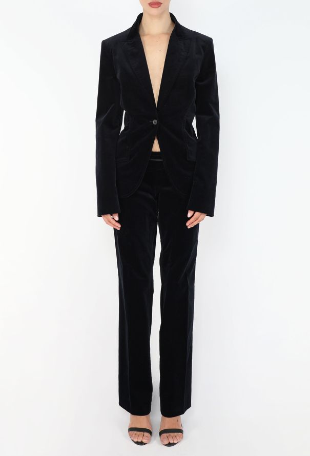 Gucci 2005 Velvet Horsebit Suit - 5