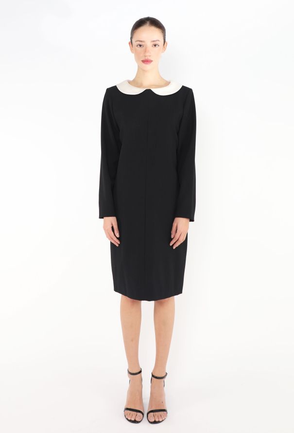 Saint Laurent F/W 1996 Contrast Shift Dress - 1