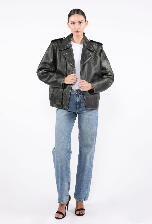 The Row Catalina Distressed Biker Jacket, 2023 - 5