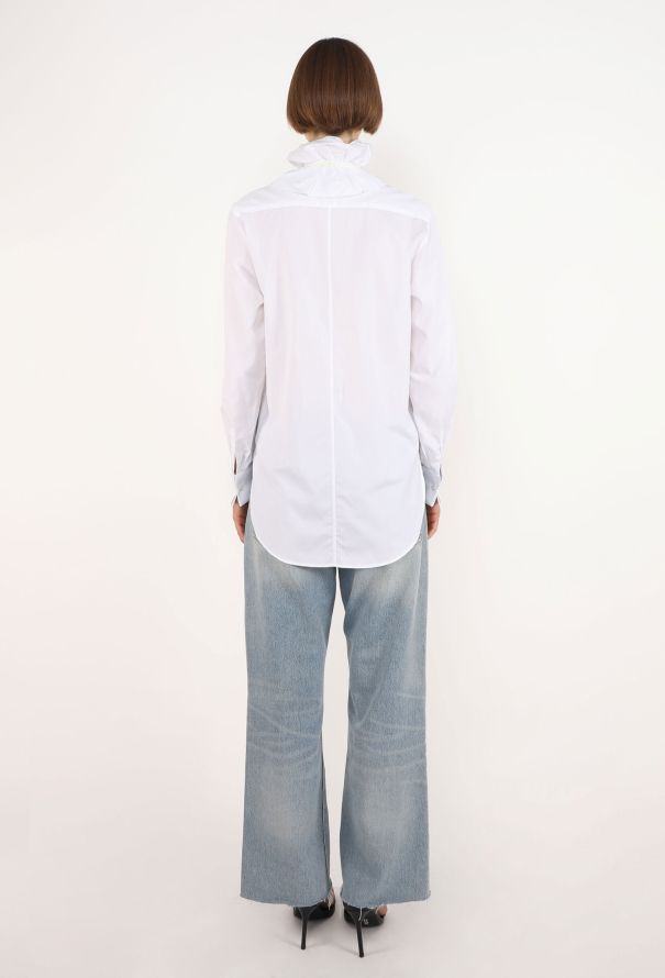 Dior Ruffled Cotton Blouse, 2023 - 4