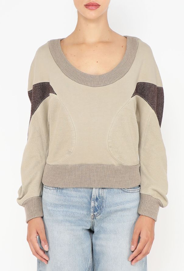 Balenciaga F/W 2003 Patchwork Knit Sweatshirt - 1