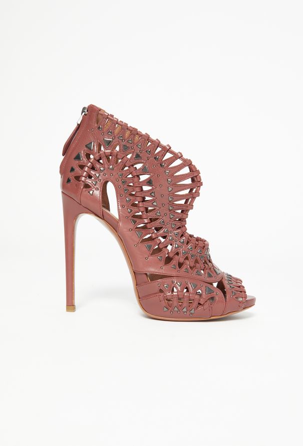 Alaia laser cut sandals clearance