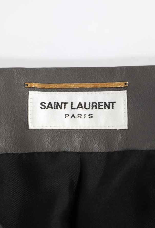 Saint Laurent 2024 Lambskin Pencil Skirt - 5