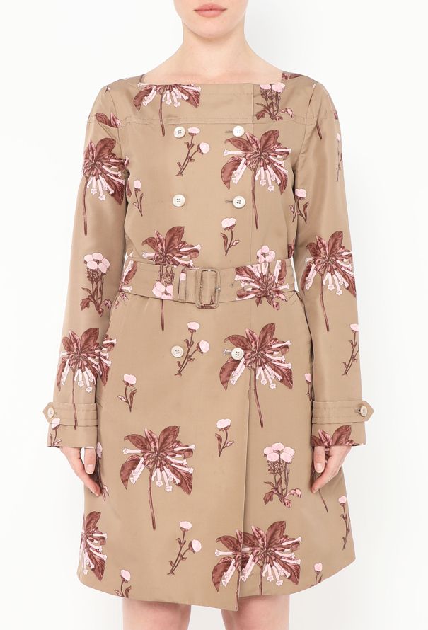 Prada Resort 2008 Belted Floral Dress - 3