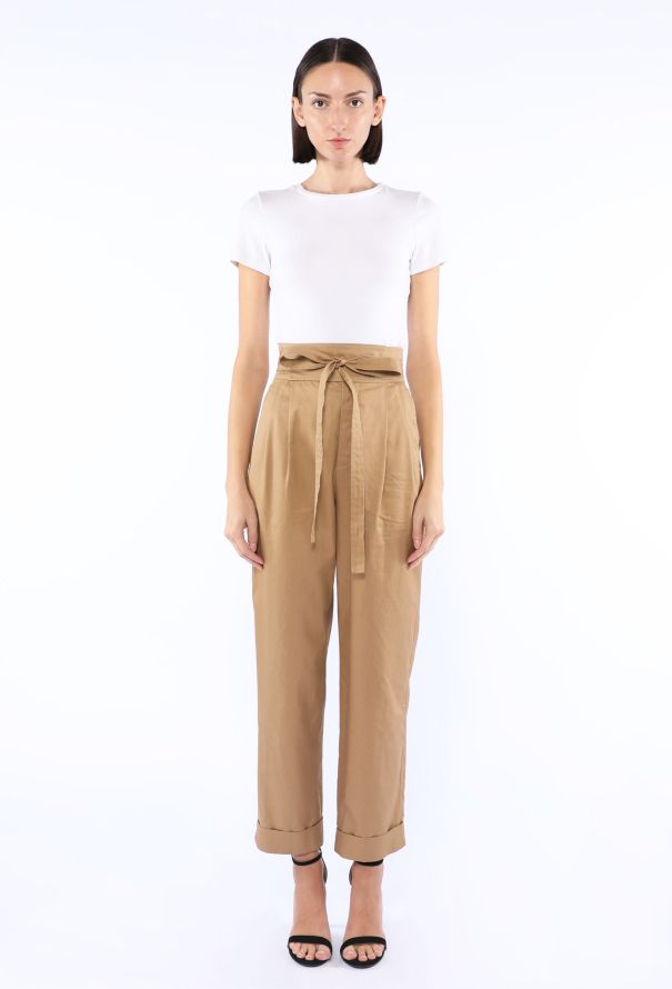 Saint Laurent Belted Pleated Trousers, 2025 - 1