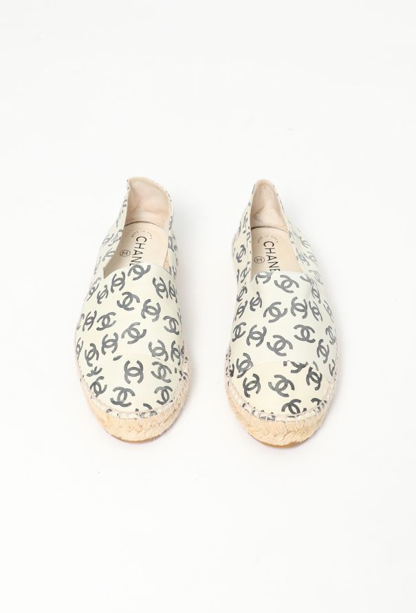 Chanel Bicolor Leather Espadrilles - 3 Chanel Bicolor Leather Espadrilles - 3
