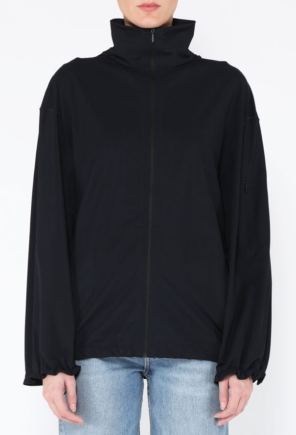 The Row 2023 Tamari Hooded Zip-Front Jacket - 1