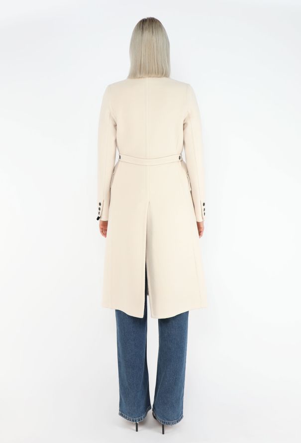 Louis Vuitton Brushed Cashmere Belted Coat - 6
