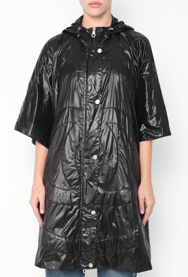Chanel 2011 Hooded 'CC' Nylon Poncho - 3