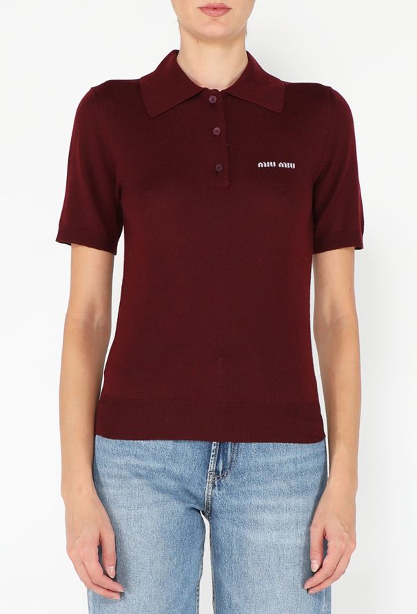 Miu Miu S/S 2024 Emblem Polo - 1