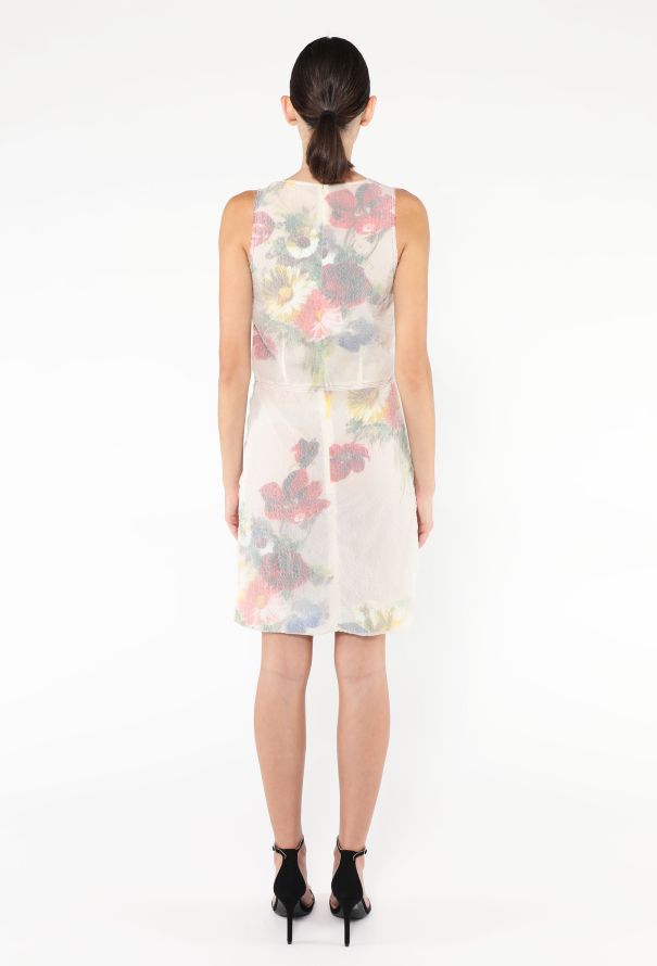 Céline Resort 2017 Floral Overlay Dress - 5