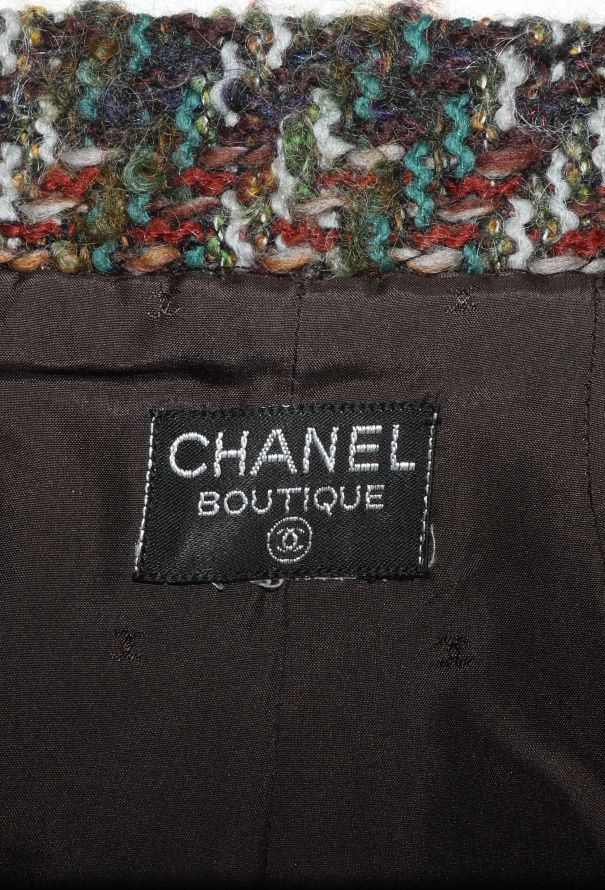 Chanel Fall 1991 Mohair Tweed Skirt - 6