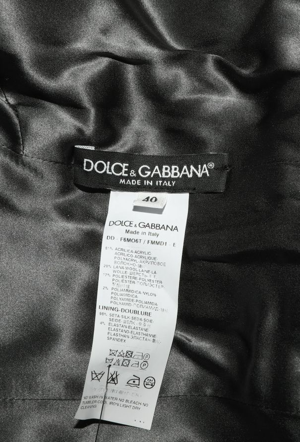 Dolce & Gabbana Tweed Belted Babydoll Dress - 5 Dolce & Gabbana Tweed Belted Babydoll Dress - 5