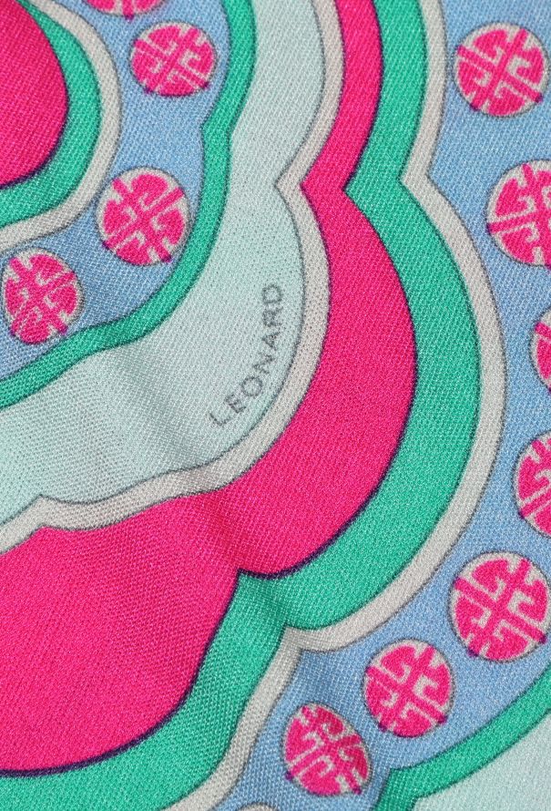 Leonard Floral Print Silk Dress - 7