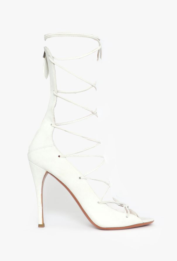 Alaïa S/S 2011 Suede Lace-Up  Heels - 1